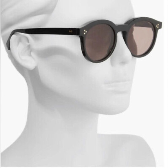 NWT Wildfox Harper Black Sunglasses Classic Round , NEW with case and cloth main image 10